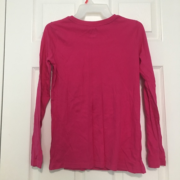 y2k vintage pink long sleeve baby tee with animals - Picture 2 of 2